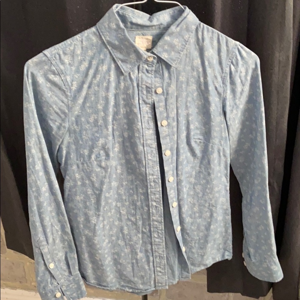 J Crew jean shirt